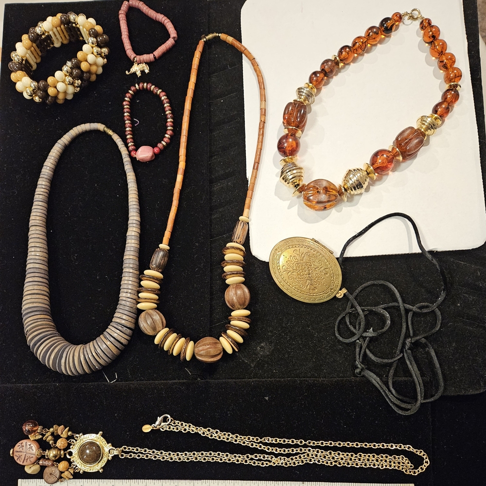 Eight Piece Bundle Of Necklaces And Bracelets